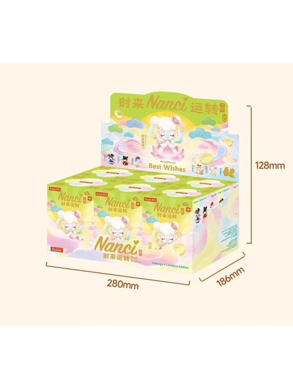 Rolife Nanci Best Wishes Series Blind Boxes Case of 6 New Sealed Chance @ Secret